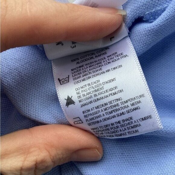 cowgirl argyle boho cozy grandpa dad Men’s polo shirt large report collection - Picture 5 of 5